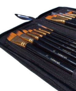 Alternative view of Craftamo Art Paint Brush Set For Watercolor Acrylics Oil & Face Painting - 15..