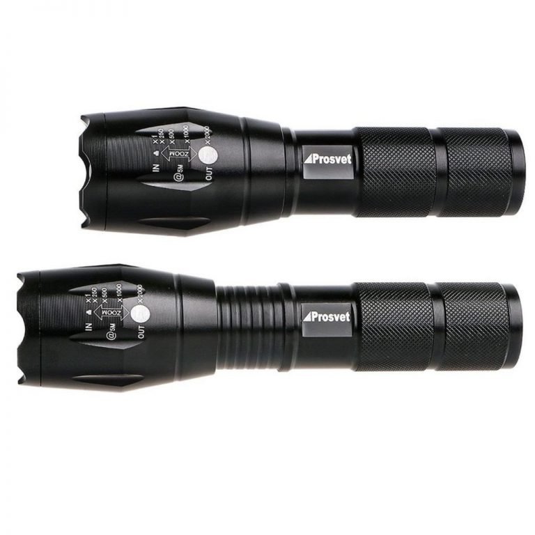 A100 1200 Lumen Cree-Xml T6 Led Portable Zoomable Flashlight - 5 Mode Adjustable - $15.95