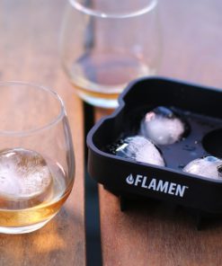 Flamen Fast-Release Flexible Silicone Ice Ball Maker Tray/Molds - Round Ice B.. 11 57 e9511dc0 cd12 4f02 9e9b 978629ad432e