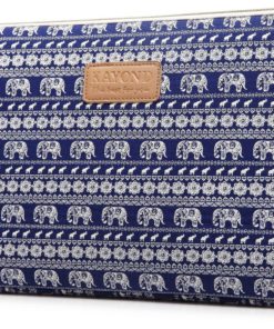 Alternative view of Kayond Elephant Patterns Canvas Fabric 17 Inch For Macbook Pro Sleeve Case (1..