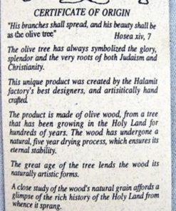 Olive Wood Mezuzah With Shema Israel Scroll - Large 6 Inches With Scroll 7 57 ea40b857 adfe 4043 8d85 6382bb42a527