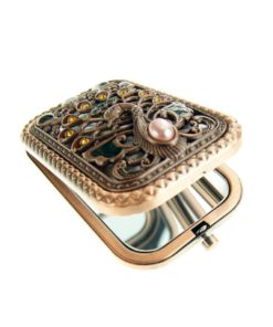 Ivenf Antique Vintage Square Compact Purse Mirror Wedding / Christmas / Birth.. 8 57 ea4b1aeb f9d7 42d6 9978 d904eef4de9a