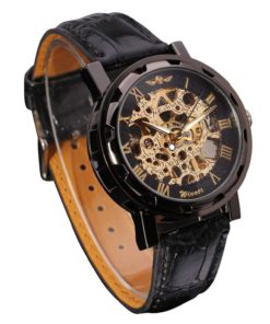 Men's Mechanical Wrist Watch With Elegant Skeleton Dial Black 11 57 ea543845 fcc1 4dae b247 582cdd4c757d