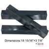 Bar.B.Q.S Replacement 95051(3-Pack) Porcelain Heat Plate For Select Chargrill..