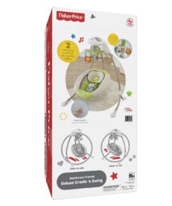 Alternative view of Fisher-Price Deluxe Cradle 'N Swing Rainforest Friends X7340 746775161651