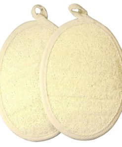 Exfoliating Loofah Pad - 2Pack 100% Natural Loofah Sponge Scrubber Brush Clos.. 17 57 eccb2c86 21e8 4724 83dc 3cc326f7a312 1