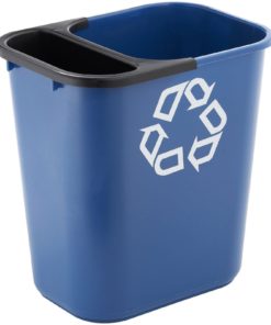 Rubbermaid Commercial Fg295073Bla Trash Can Recycling Side Bin Rectangular 7... 5 57 ed01a52a 1016 4275 8d9a 9c3a1d1333f3