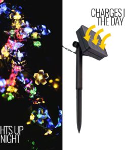 Solar Powered Multicolor Led Flower Fairy String Lights Blossom Lighting 21Ft.. 11 57 ed0f0299 32d6 483c 91a1 35bf2c167b83