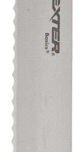 Dexter-Russell Basics P94804B 10" Scalloped Slicer/Bread Knife With Black Pol..
