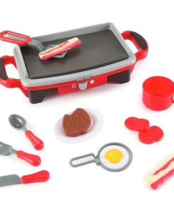 Alternative view of Breakfast Griddle Electric Stove Play Food Kitchen Grill Set For Kids