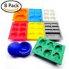 Set Of 8 Star Wars Silicone Ice Trays / Chocolate Molds: Stormtrooper Darth V..