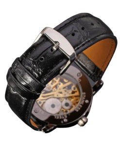 Men's Mechanical Wrist Watch With Elegant Skeleton Dial Black 13 57 edc126d0 56d7 4e72 87fe 721e925d8430