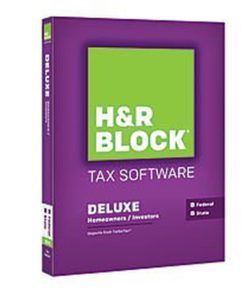 H&R Block 2015 Deluxe + State Tax Software - Pc/Mac Disc