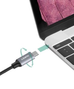 Alternative view of Aukey Usb-C To Usb 3.0 Braided Nylon Cable - 3.3-Feet (1 Meter) (3 Pack)