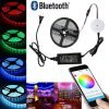 Topled Light16.4Ft/5M Multi Color Rgb Bluetooth Smartphone App Controlled Str..