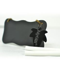 Decorative Black Metal Erasable Mini Chalkboard Hanging Sign / Beverage Label 7 57 f07e53fb efe6 4406 b886 63ce1aaca74e