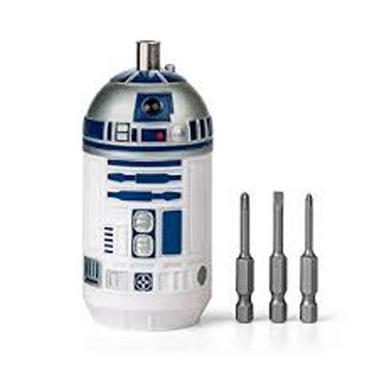 Star Wars R2D2 Screwdriver With 3 Forged Steel Bits