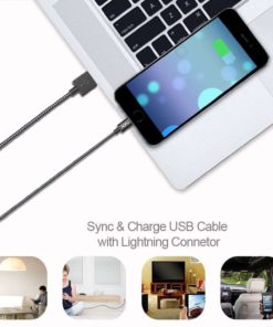 Aofu Iphone Cable 3 Pack 6Ft Nylon Braided Lightning Cables Syncing And Charg.. 12 57 f09fb981 fd60 4cce 999c ef245c1b2675