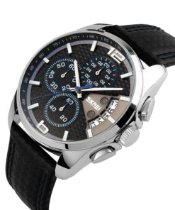 Alternative view of Cakcity Mens Watches Leather Band Waterproof Analog Wristwatch