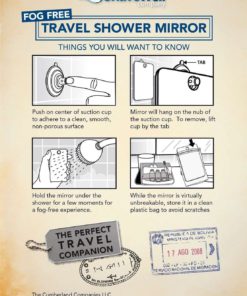 Alternative view of The Shave Well Company Fog-Free Travel Mirror