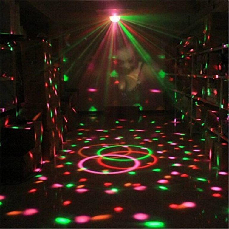 Dj Lights Meco Sound Activated Party Lights Mini Rgb Led Crysral Magic Ball M.. - $16.95