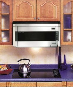 Alternative view of Sharp R-1514 1-1/2-Cubic-Foot 1000-Watt Over-The-Range Microwave Stainless