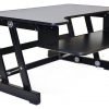 Rocelco Height Adjustable Standing Desk Riser - Adr 32" Wide - Black Finish 19 57 f3a35f24 d04e 47d2 807a e8fda636839e