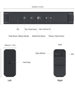 Inateck Ultra-Portable Aluminum Wireless Bluetooth 4.0 Speaker With 15 Hour P.. 10 57 f415e9c6 2279 45c4 b495 5053c4a184d0