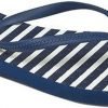 Reef Women's Chakras Prints Flip Flop Navy Stripe 6 B(M) Us