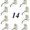 Sleeklighting Non-Shunted Led T8 Lamp Holder Socket Tombstone For Fluorescent..