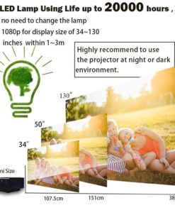 Projectorgoobang Doo Vs314 Portable Mini Home Theater Led Video Projector 108.. 11 57 f49e1e90 35a7 4857 bd5d b1967ffcd539