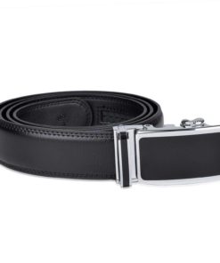 Vbiger Men's Leather Belt Sliding Buckle 35Mm Ratchet Belt Black Black 21 9 57 f542314c 1cd1 4fd1 ad0c 6d886aa5a48d