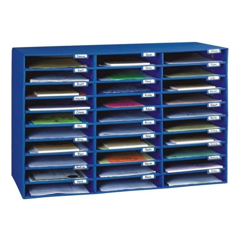 Pacon Classroom Keepers 30-Slot Mailbox Blue (001318) 1