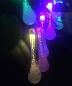 Kitclan 20Ft 30Leds Outdoor Solar String Lights - Multi-Color Water Drop Stri.. 35 57 f6337696 7e36 439a 80f3 270f8ada5aff 1