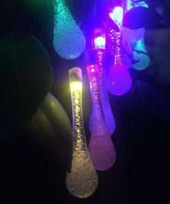 Kitclan 20Ft 30Leds Outdoor Solar String Lights - Multi-Color Water Drop Stri.. 26 57 f6337696 7e36 439a 80f3 270f8ada5aff