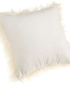 Brentwood 18-Inch Mongolian Faux Fur Pillow Natural White 3 57 f756356b cca1 4418 8258 8ff71ea52d63