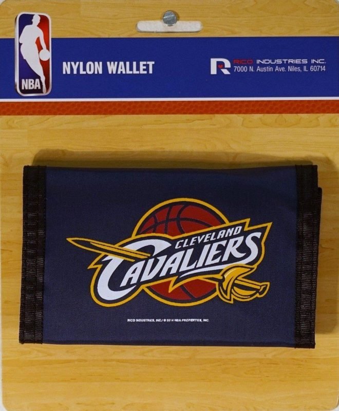 Nba Nylon Trifold Wallet Cleveland Cavaliers