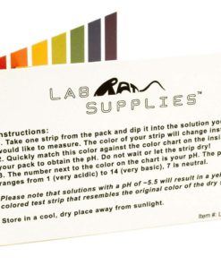 Alternative view of Litmus Ph Test Strips Universal Application (Ph 1-14) 2 Packs Of 100 Strips