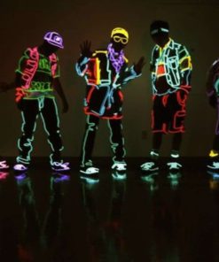 Lychee Neon Light El Wire With Battery Pack 15 Feet Blue 15Ft 11 57 f9400780 e62c 4881 ac90 a259449b024d