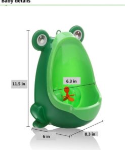 Alternative view of Mkool Cute Frog Potty Training Urinal For Boys With Funny Aiming Target Green