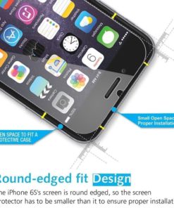 Supone Iphone 6S Glass Screen Protector 2 Pack 9H Hardness Hd Clear Film Ultr.. 7 57 fb001acc ee19 43d0 8b0e f3d2f74ef409