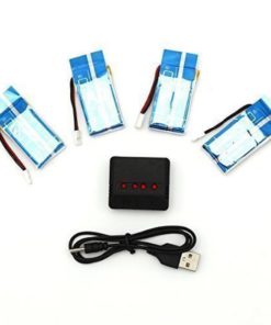 Alternative view of Landvo Upgrade 3.7V 720Mah 25C Lipo Battery(4Pcs) With 4 In 1 X4 Battery Char..