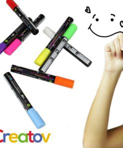 Alternative view of Liquid Chalk Washable Markers 8 Colored Chalk Markers Neon & White Safe & Eas..