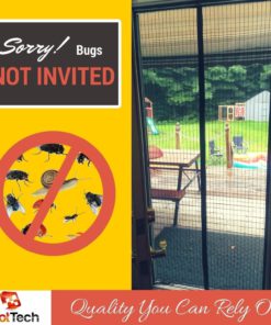 Magnetic Screen Door Full Frame Velcro. Fits Door Openings Up To 34"X82" Max 11 57 fd01111b 48f4 40dc b99f 27b1a54c537d