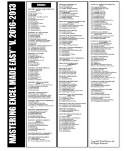 Mastering Microsoft Excel 2016 Made Easy - Cpe Ed. - Video Training Tutorial .. 6 57 fe4bf01e a89b 419d a257 7d067361cd54