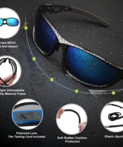Alternative view of Torege Polarized Sports Sunglasses For Men Women Cycling Running Fishing Driv..