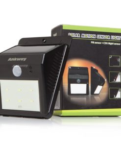 6 Led Outdoor Solar Motion Sensor Lights With Dusk To Dawn Dark Sensing Light..