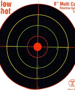 Alternative view of 75 Pack - 8" Reactive Splatter Targets - Glowshot - Multi Color - Gun And Rif..
