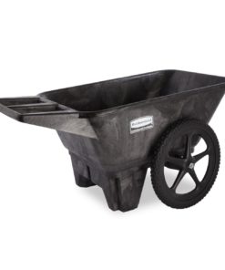 Rubbermaid Commercial Products FG564200BLA Plastic Yard Cart, 7.5 cu. feet 300 lbs/7.5 Cu. Ft./Big Wheels 10 61 652By2Bm4L