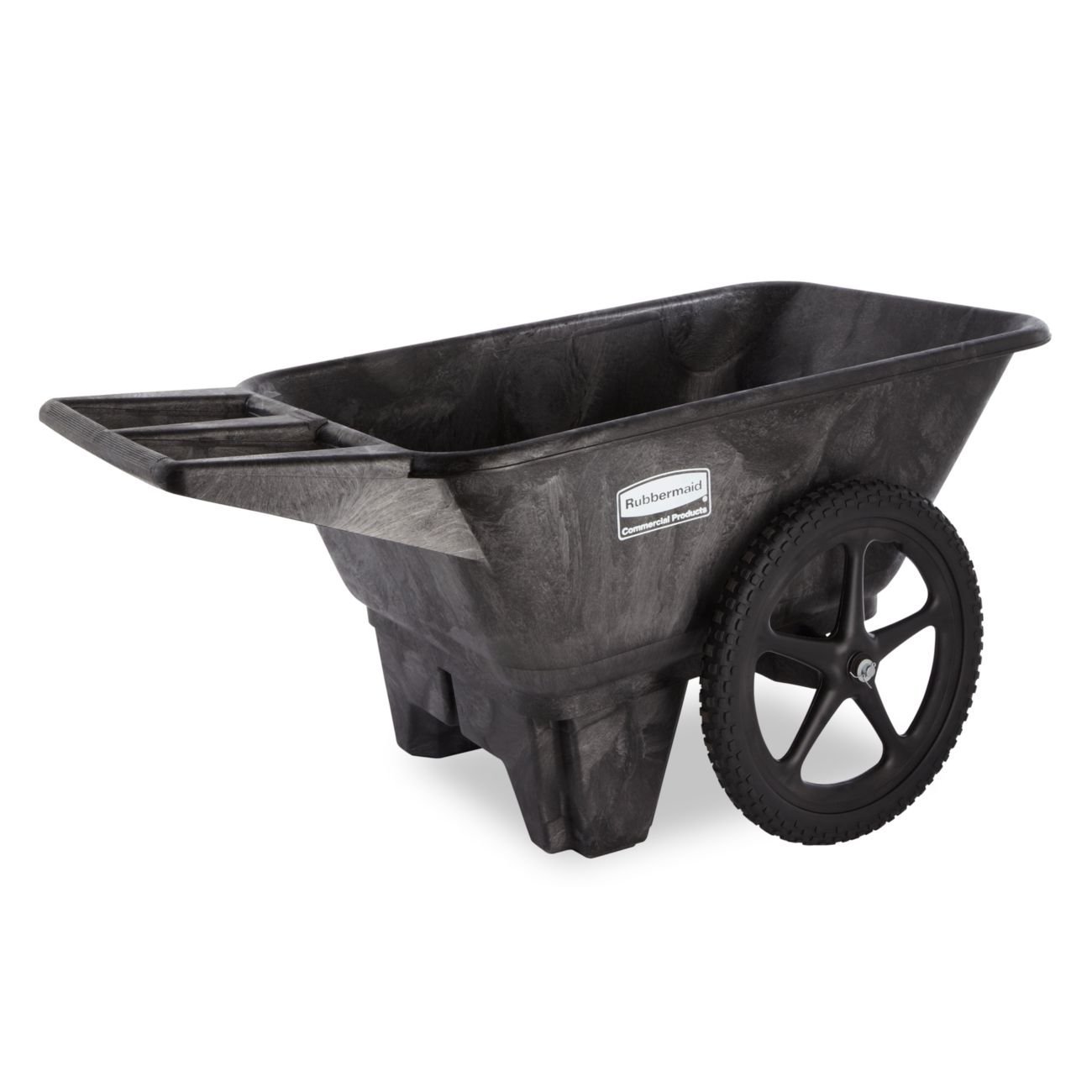 Rubbermaid Commercial Products FG564200BLA Plastic Yard Cart, 7.5 Cu